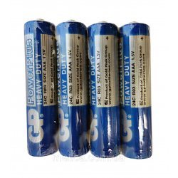 Цинк карбонова батерия GP Batteries R03 AAA 1.5V GP-BM-R03-4PK