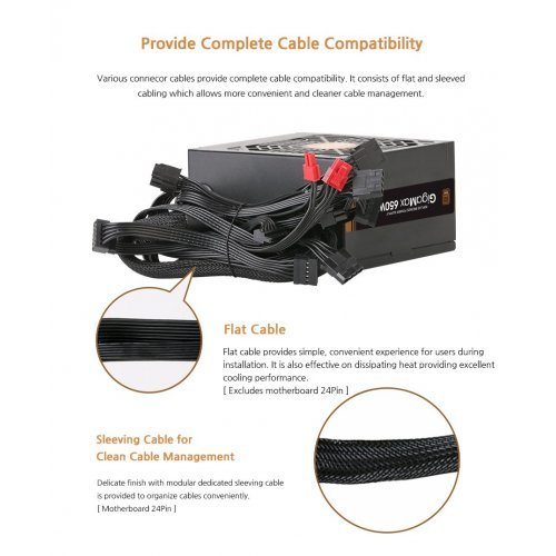 Захранващ блок Zalman ZM650-GVII (снимка 5)