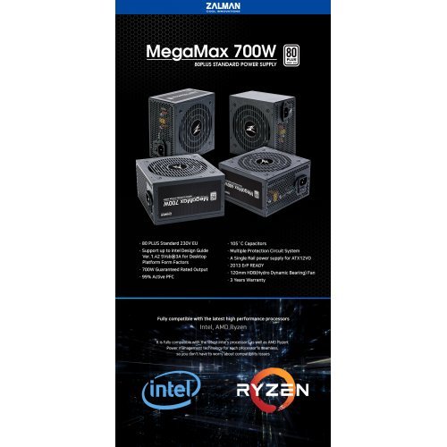 Захранващ блок Zalman ZM700-TXII (снимка 11)
