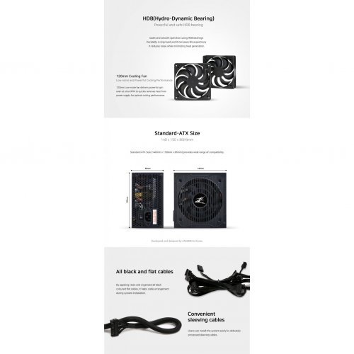 Захранващ блок Zalman ZM600-TXII (снимка 13)