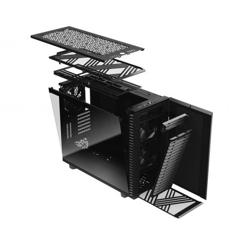 Компютърна кутия Fractal Design Define 7 Black w/ Dark Tempered Glass FD-C-DEF7A-03 (снимка 26)