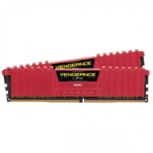 RAM памет Corsair VENGEANCE LPX Red CMK16GX4M2A2400C16R (снимка 1)