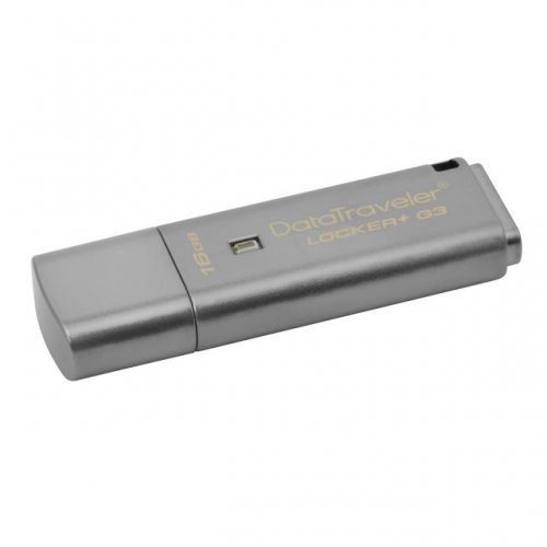 USB флаш памет Kingston DataTraveler Locker+ G3 KIN-USB-DTLPG3-16GB (снимка 1)