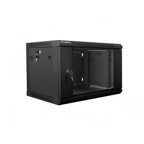 Комуникационен шкаф Lanberg WF01-6406-10B (снимка 2)