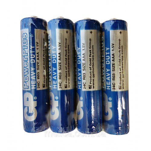 Цинк карбонова батерия GP Batteries R03 AAA 1.5V GP-BM-R03-4PK (снимка 1)