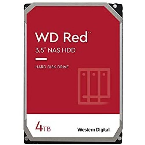 Твърд диск Western Digital 4TB Red (3.5'', 256MB, 5400 RPM, SATA 6 Gb/s) (снимка 1)