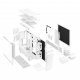Компютърна кутия Fractal Design Define 7 White w/ Clear Tempered Glass FD-C-DEF7A-06