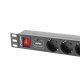 Разклонител Lanberg PDU-07F-0200-IEC-BK