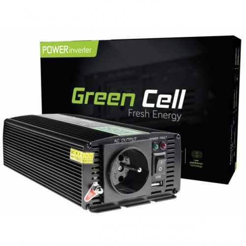 Инвертор GREEN CELL GC-INVERT-24V-500W-INV04 (снимка 1)