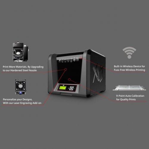 Принтер XYZprinting 3D-XYZ-DAVINCI-JUNIOR-WIFI-PRO 3D-XYZ-DAVINCI-J-WIFI-PRO (снимка 3)