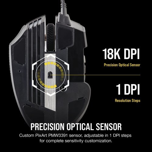 Мишка Corsair RGB ELITE MOBA/MMO CH-9304211-EU (снимка 5)