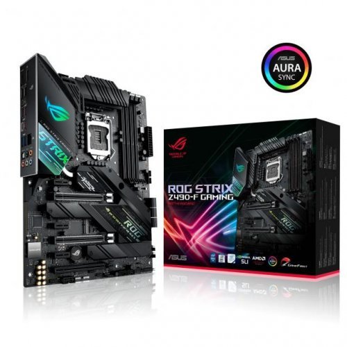 Дънна платка Asus ROG STRIX Z490-F GAMING ASUS-MB-STRIX-Z490F-G (снимка 1)