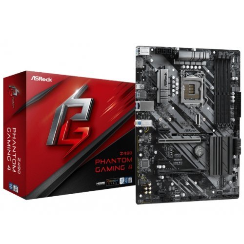 Дънна платка ASRock Z490 Phantom Gaming 4 90-MXBC60-A0UAYZ (снимка 1)