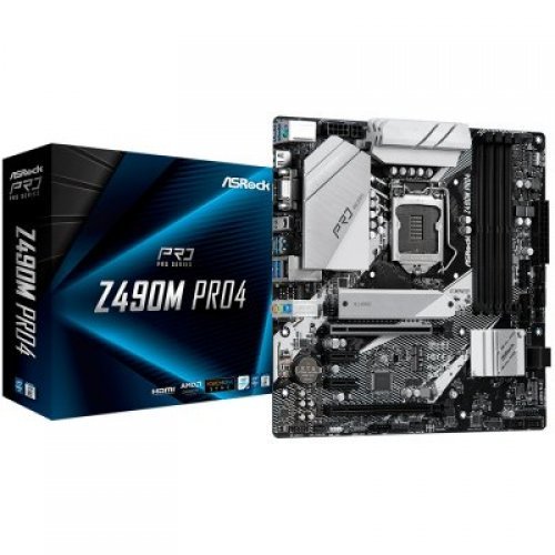 Дънна платка ASRock Z490M PRO 4 Z490M_PRO4 (снимка 1)