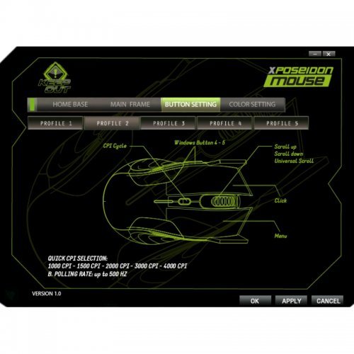 Мишка Keep Out XPOSEIDONB (снимка 6)