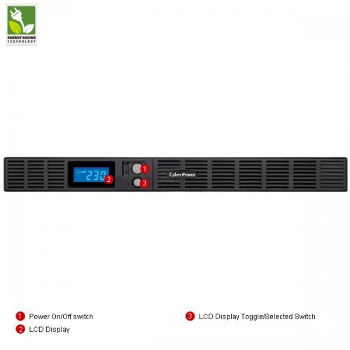 UPS устройство CyberPower OR1000ELCDRM1U (снимка 4)