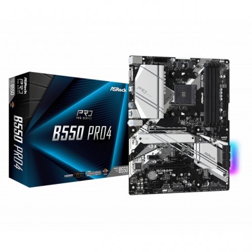 Дънна платка ASRock B550 PRO4 ASR-MB-B550-PRO4 (снимка 1)