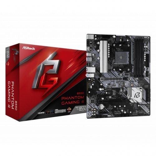 Дънна платка ASRock B550 PHANTOM GAMING 4 ASR-MB-B550-PHANTOM-4 (снимка 1)