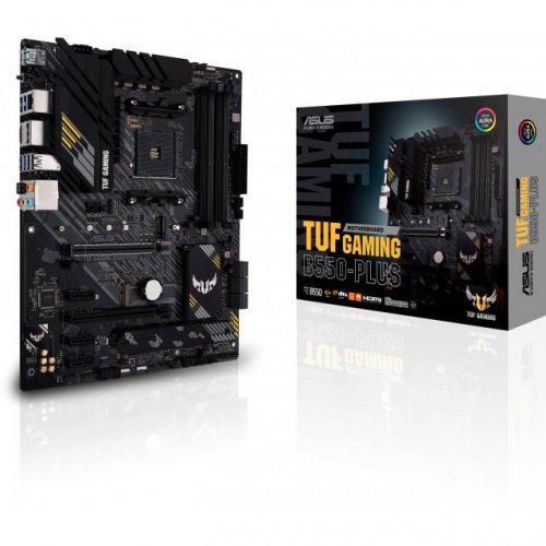 Дънна платка Asus TUF B550-PLUS GAMING ASUS-MB-TUF-B550-PLUS (снимка 1)