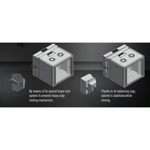 Комуникационен шкаф MIRSAN MR.EKG12U.01 (снимка 2)