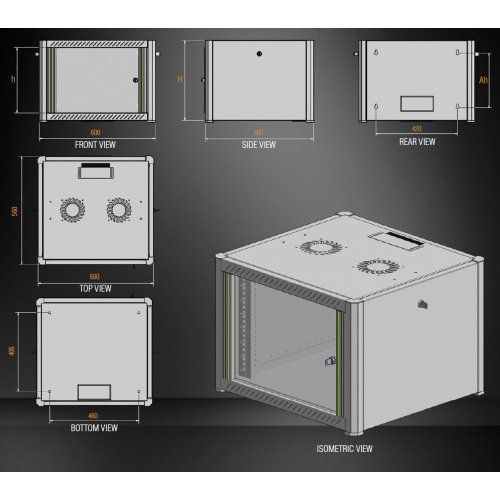 Комуникационен шкаф MIRSAN MR.WTN07U56.01 (снимка 2)