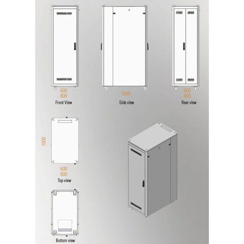 Комуникационен шкаф MIRSAN MR.GTAPS36U61.11 (снимка 5)
