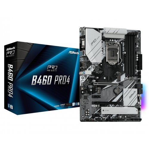Дънна платка ASRock B460 PRO4 90-MXBCN0-A0UAYZ (снимка 1)