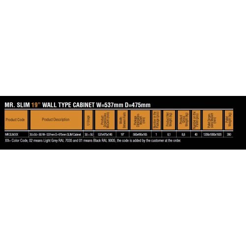 Комуникационен шкаф MIRSAN MR.SLM.01 (снимка 2)