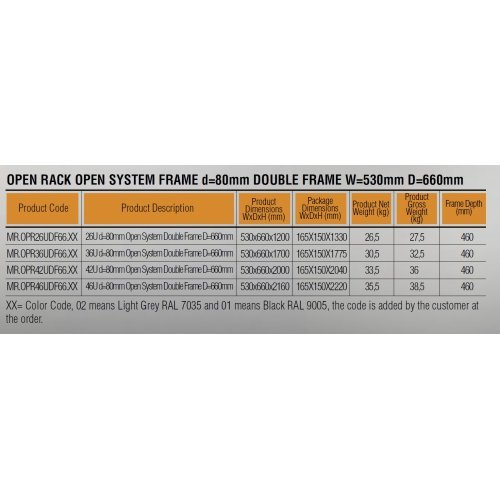 Комуникационни шкафове > MIRSAN MR.OPR26UDF66.01 (снимка 2)