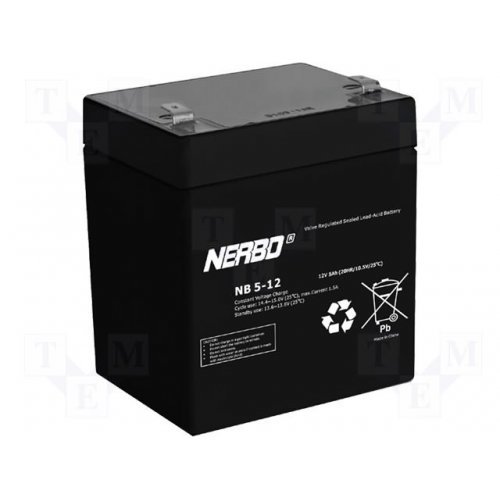 Батерия за UPS NERBO NB5-12 (снимка 1)