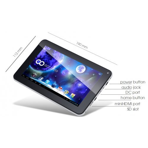 Таблети > GoClever TAB ORION 70L white-black 5906736050737 (снимка 2)