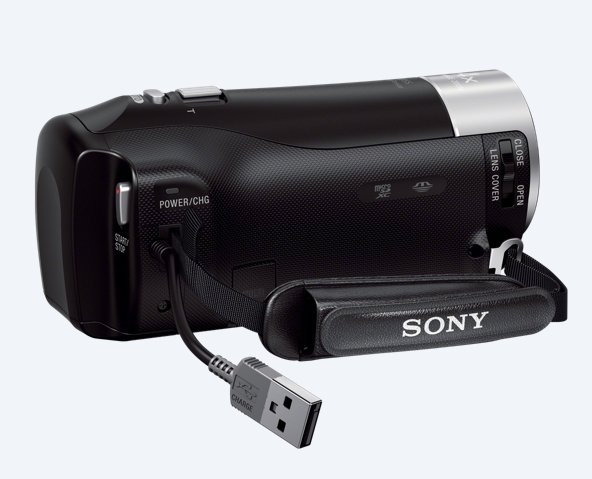 Sony HDR-CX240E Camcorder, Full HD, back-illuminated Exmor R CMOS ...