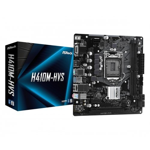 Дънна платка ASRock H410M-HVS (снимка 1)