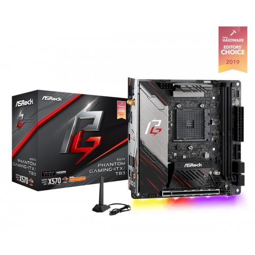 Дънна платка ASRock X570 PHANTOM GAMING-ITX/TB3 (снимка 1)
