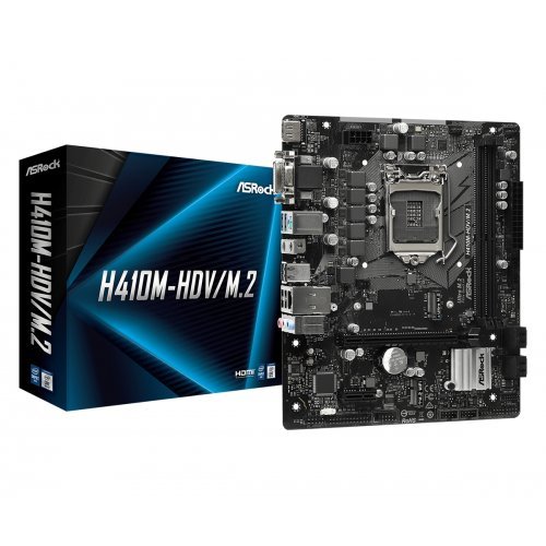 Дънна платка ASRock H410M-HDV/M.2 (снимка 1)