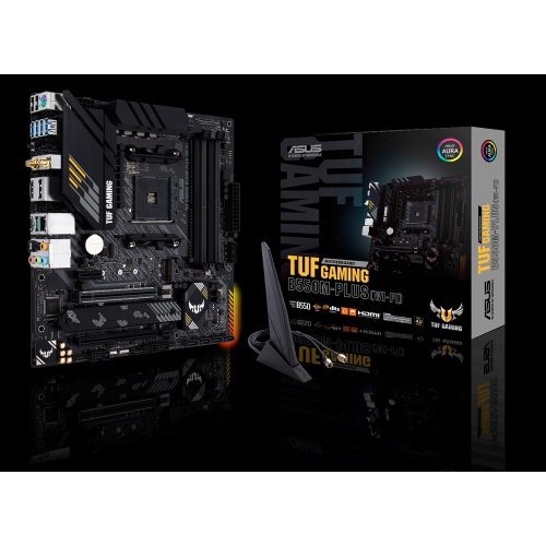Дънна платка Asus TUF GAMING B550M-PLUS (WI-FI) 90MB1490-M0EAY0	 (снимка 1)