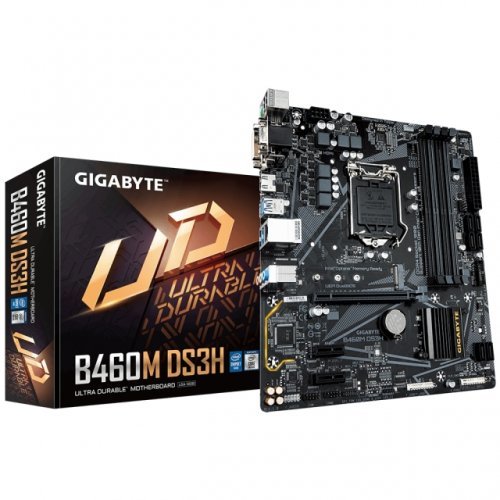 Дънна платка Gigabyte B460M-DS3H B460M DS3H 1.0 (снимка 1)