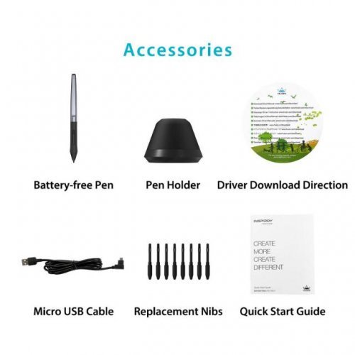 Графичен таблет HUION H640P HUION-TAB-H640P (снимка 4)