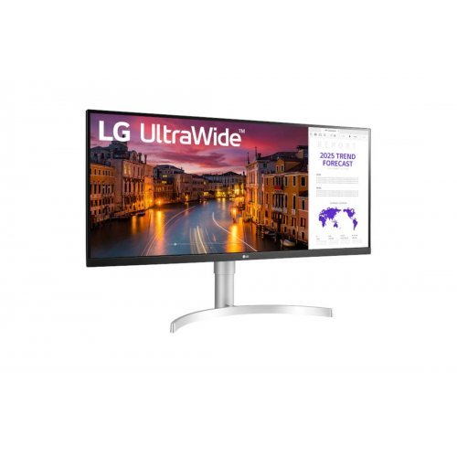 Монитор LG 34WN650-W	 34WN650-W.AEU	 (снимка 1)
