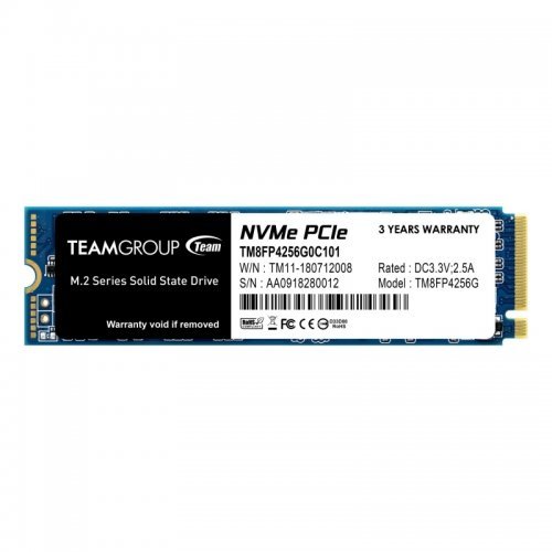 SSD Team Group SSD M2 2280 PCIE	 TM8FP4256G0C101 (KM8FP4EG000-010100) (снимка 1)