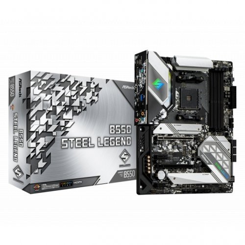 Дънна платка ASRock B550 STEEL LEGEND ASR-MB-B550-STEEL-LEGEND (снимка 1)