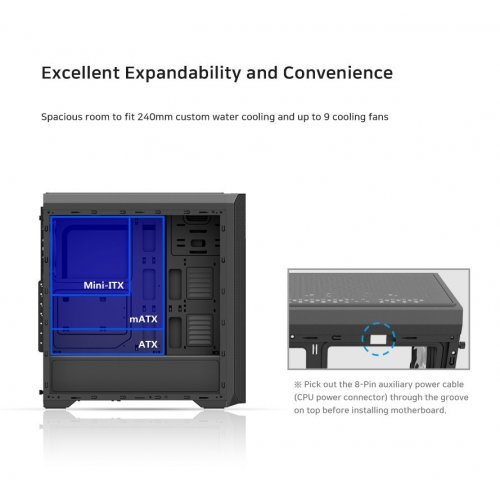 Компютърна кутия Zalman ZM-N5-TF    (снимка 8)