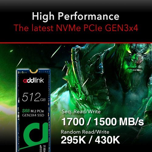 SSD Addlink ad512GBS68M2P (снимка 4)
