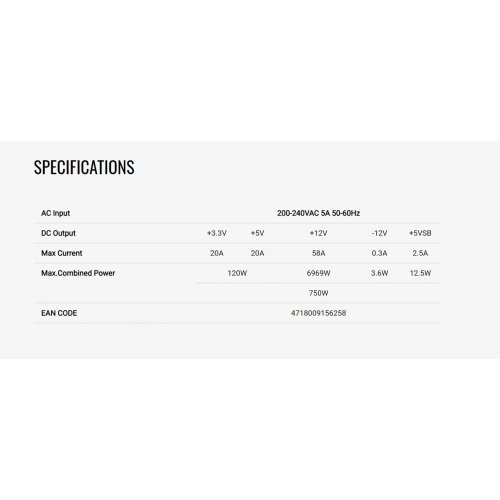 Захранващ блок AeroCool ACPB-LD75AEC.11 (снимка 2)