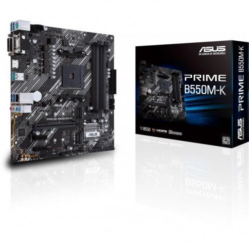 Дънна платка Asus Prime B550M-K ASUS-MB-PRIME-B550M-K (снимка 1)