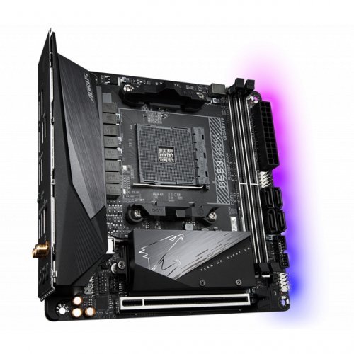 Дънна платка Gigabyte GAB55IAPW GA-MB-B550I-AORUS-PRO-AX (снимка 3)