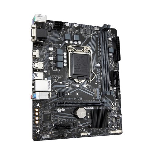 Дънна платка Gigabyte H410M-H v3 H410M H v3 1.0 (снимка 3)