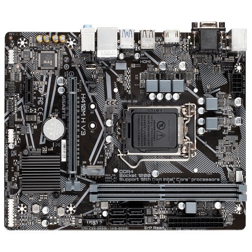 Дънна платка Gigabyte H410M-H v3 H410M H v3 1.0 (снимка 4)