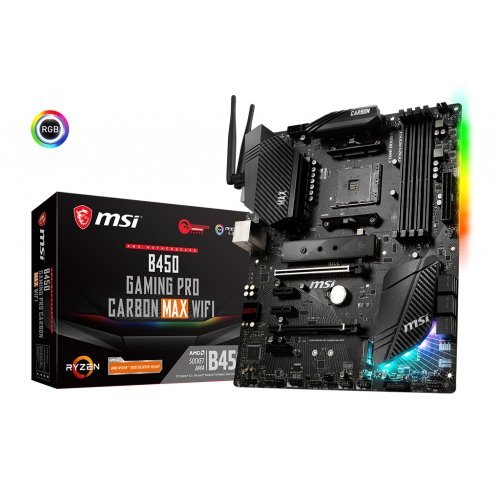 Дънна платка MSI B450 GAMING PRO CARBON MAX WIFI 911-7B85-012 (снимка 1)