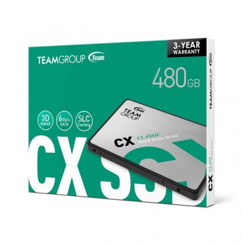 SSD Team Group CX1, 480GB, Black (снимка 1)